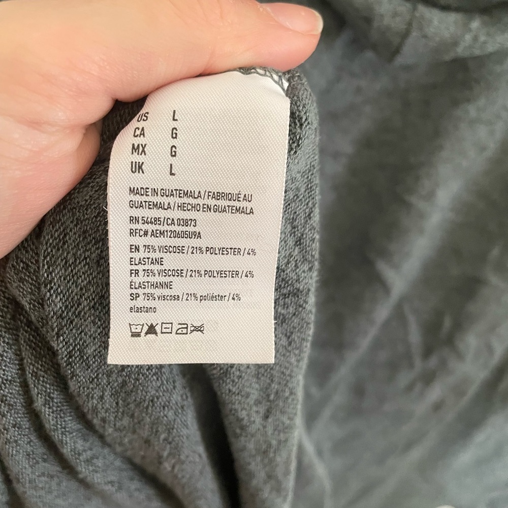 Large Green Long Sleeve Top by American Eagle - Picture 5 of 6